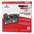 Brawny Medium Duty Premium DRC Wipers, 1-Ply, 9.25 x 16, Unscented, Orange, 90 Wipes, 10PK 20072